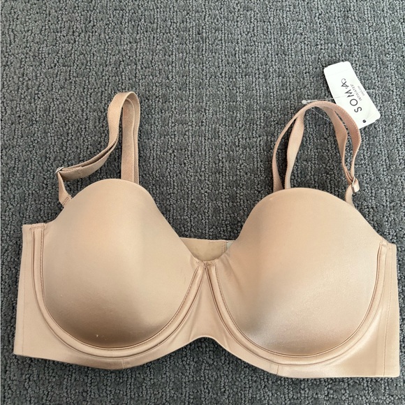 Soma Other - NWT Soma Women's Beige Covertible/Strapless Underwire Bra